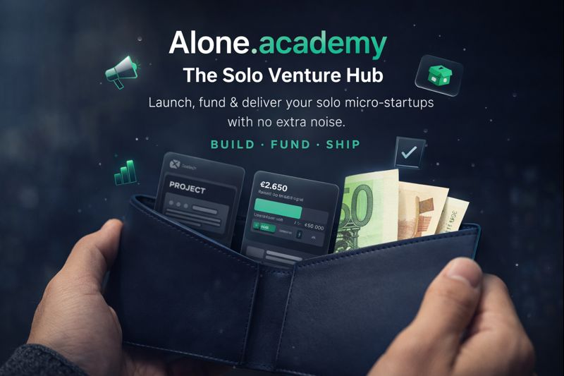 Alone.academy — The Solo Venture Hub