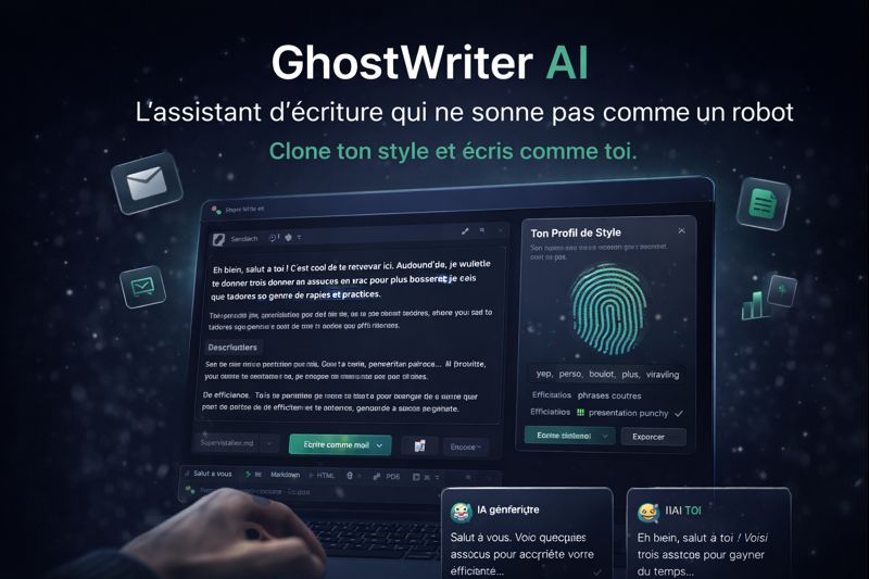 GhostWriter AI — écrire comme toi, pas comme un robot