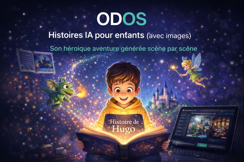 ODOS — Histoires IA pour enfants (avec images)